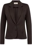 Kurzblazer FREEQUENT "FQNANNI-JA", Damen, Gr. L, braun (mole), Web, Obermaterial: 73%