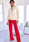 Loungehose BENCH. LOUNGEWEAR, Damen, Gr. 44/46, N-Gr, rot, Sweatware, Obermaterial: