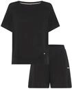 Shorty BOSS "Element Short Set", Damen, Gr. L, schwarz (schwarz 001), Obermaterial: