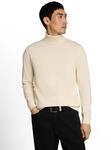Rollkragenpullover TOM TAILOR, Herren, Gr. XXL, beige (gardenia wei&szlig;), Strick,