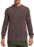 Rundhalspullover INDICODE "INTorpedo", Herren, Gr. S, braun (fudge), Strick,
