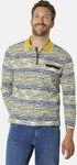 Langarm-Poloshirt BABISTA "Langarm-Poloshirt BENITI", Herren, Gr. M, blau (gelb