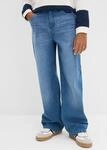 Loose-fit-Jeans BONPRIX, Jungen, Gr. 158, N-Gr, blau (blau denim),...