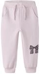 Sweathose NAME IT "NMFOLINIAS NREG PANT SWE BRU PB", M&auml;dchen, Gr. 110, N-Gr,...