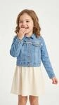 Jeansjacke HAPPY GIRLS, M&auml;dchen, Gr. 158, blau (jeans blau), Denim/Jeans;Twill,