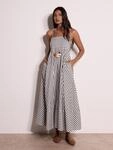 Maxikleid APRICOT "Streifenkleid in langer L&auml;nge", Damen, Gr. S (36), braun,...
