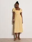 Midikleid APRICOT "Gestreiftes Midaxi-Kleid im Milchm&auml;dchen-Stil", Damen, Gr....