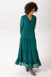 Maxikleid ANISTON CASUAL, Damen, Gr. 36, N-Gr, smaragdgr&uuml;n, Georgette,...