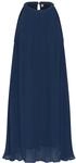 Midikleid CULTURE "Damen Kleid CUelise", Damen, Gr. L, N-Gr, blau (marineblaus),