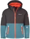 Softshelljacke TROLLKIDS "Kids Skjorta Jacket", Kinder, Gr. 122, bunt (stormy blau,