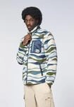 Fleecejacke CHIEMSEE, Herren, Gr. L (52/54), bunt (hydro), 100% Polyester, regular