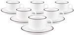 Espressotasse SELTMANN WEIDEN "Espressotassen mit Untertassen Sento Home Pure Lines