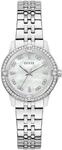 Quarzuhr GUESS "COLETTE", silber (silberfarben), Armbanduhren, Damen, Quarzuhr,