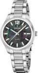 Quarzuhr FESTINA "Classic Steel", silber (silberfarben, gunfarben, schwarz,