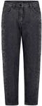 Relaxhose BETTY BARCLAY "Casual-Hose mit Leoprint", Damen, Gr. 36, EURO, grau