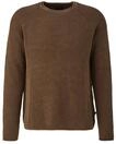 Strickpullover QS, Herren, Gr. S, braun, Strick, Obermaterial: 100% Baumwolle,