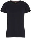 T-Shirt BOSS ORANGE "Elove Embro Premium Damenmode", Damen, Gr. L, schwarz