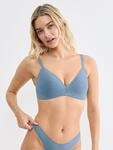 Push-up-BH SLOGGI "ZERO Feel Pure", Damen, Gr. M, N-Gr, blau (liberty blau), Single