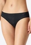 Rioslip SCHIESSER "Invisible Soft Lace", Damen, Gr. 36, Single Jersey, schwarz...