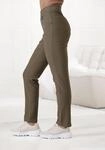 Schlupfhose H.I.S, Damen, Gr. 44/46, N-Gr, gr&uuml;n (olive), Obermaterial: 70%