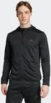 Kapuzensweatjacke ADIDAS PERFORMANCE "SEA FZ HD", Herren, Gr. 3XL, schwarz,