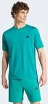 T-Shirt ADIDAS PERFORMANCE "WORKOUT ESSENTIALS 3-STRIPES", Herren, Gr. S, gr&uuml;n