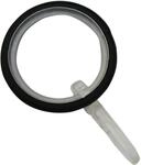 Gardinenring GARDINIA "Kreta" Gr. 1, schwarz, L:0,35cm &Oslash;:3,8cm, Metall,