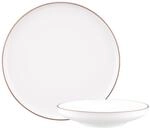Geschirr-Set SELTMANN WEIDEN "Tafelservice Sento Home Pure Lines 12-tlg.", wei&szlig;
