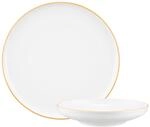 Geschirr-Set SELTMANN WEIDEN "Tafelservice Sento Home Pure Lines 12-tlg.", wei&szlig;