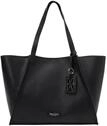 Shopper "Biana 2 tlg.", Damen, Gr. B/H/T: 45cm x 48cm x 12cm, schwarz, Leder, MARC