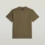 T-Shirt G-STAR "True Regular", Herren, Gr. S, braun (schwarz khaki), Jersey,