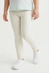 Leggings HAPPY GIRLS, M&auml;dchen, Gr. 158, N-Gr, beige (ecru), Jersey,...