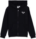 Hoodie ROXY "Surf Feeling Brushed", Kinder, Gr. 10(140-148cm), schwarz...