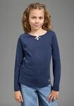 Langarmshirt H.I.S "H.I.S Shirt mit kleiner Deko-Schleife", M&auml;dchen, Gr....