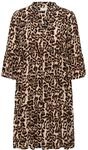 Midikleid KAFFE "Damen Kleid KAellen", Damen, Gr. 34, N-Gr, beige (naturel...