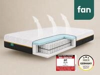 Taschenfederkernmatratze FAN "fan Flexible Duo T, Matratze 90x200 cm, 140x200 cm &