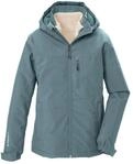 3-in-1-Funktionsjacke KILLTEC "KOW 167 GRLS JCKT", Kinder, Gr. 128, royalblau,