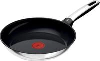 Bratpfanne TEFAL "Emotion+", schwarz (edelstahl), B:25,6cm H:8,2cm L:43,4cm &Oslash;:24cm,