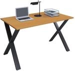 Schreibtisch VCM "Schreibtisch B&uuml;rotisch Computertisch 110x80 Lona X", braun