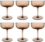 Sektglas "Sektschalen / Dessertschalen Like Glass 100 ml 6er Set", braun (clay), 6