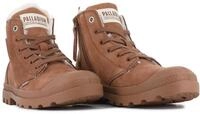 Winterboots PALLADIUM "PAMPA HI ZIP WL", Damen, Gr. 37,5, w&auml;rmend, raw braun,...