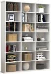 Standregal VCM "Holz CD DVD Standregal B&uuml;cherregal Regal Megosa M", wei&szlig;, B:105cm