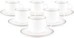 Tasse SELTMANN WEIDEN "Cappuccinotassen mit Untertassen Sento Home Pure Lines 300 ml