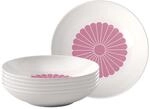 Pastateller VILLEROY & BOCH "Pastaschalen Fleur Couleur &oslash; 24 cm 6er Set", pink