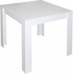Esstisch M&Auml;USBACHER, wei&szlig; (wei&szlig; matt), B:80cm H:75cm T:80cm, Tische,...