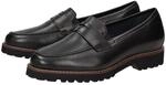 Slipper SIOUX "Meredith-709-H", Damen, Gr. 35 (UK 3), schwarz, Obermaterial: 100%