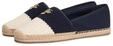 Espadrille TOMMY HILFIGER "TH SCRIPT CROCHET ESPADRILLE", Damen, Gr. 41, blau