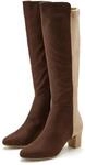 Stiefel LASCANA "Langschaftstiefel, Stiefelette", Damen, Gr. 40, Lederimitat,