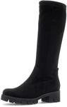 Stiefel GABOR, Damen, Gr. 35, w&auml;rmend, Normalschaft, schwarz, Textil,...