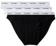 Bikinislip "BIKINI 3PK", Damen, Gr. XS (34), Jersey, schwarz (schwarz, classic...